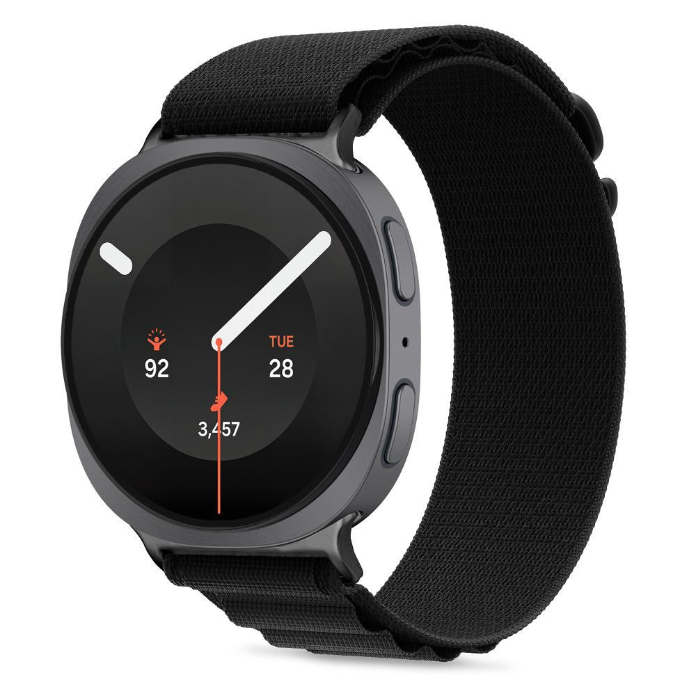 Samsung Galaxy Watch 8 / 9 / Classic (40 / 44 / 46mm) Tech-Protect Nylon Pro Klokkereim - Svart