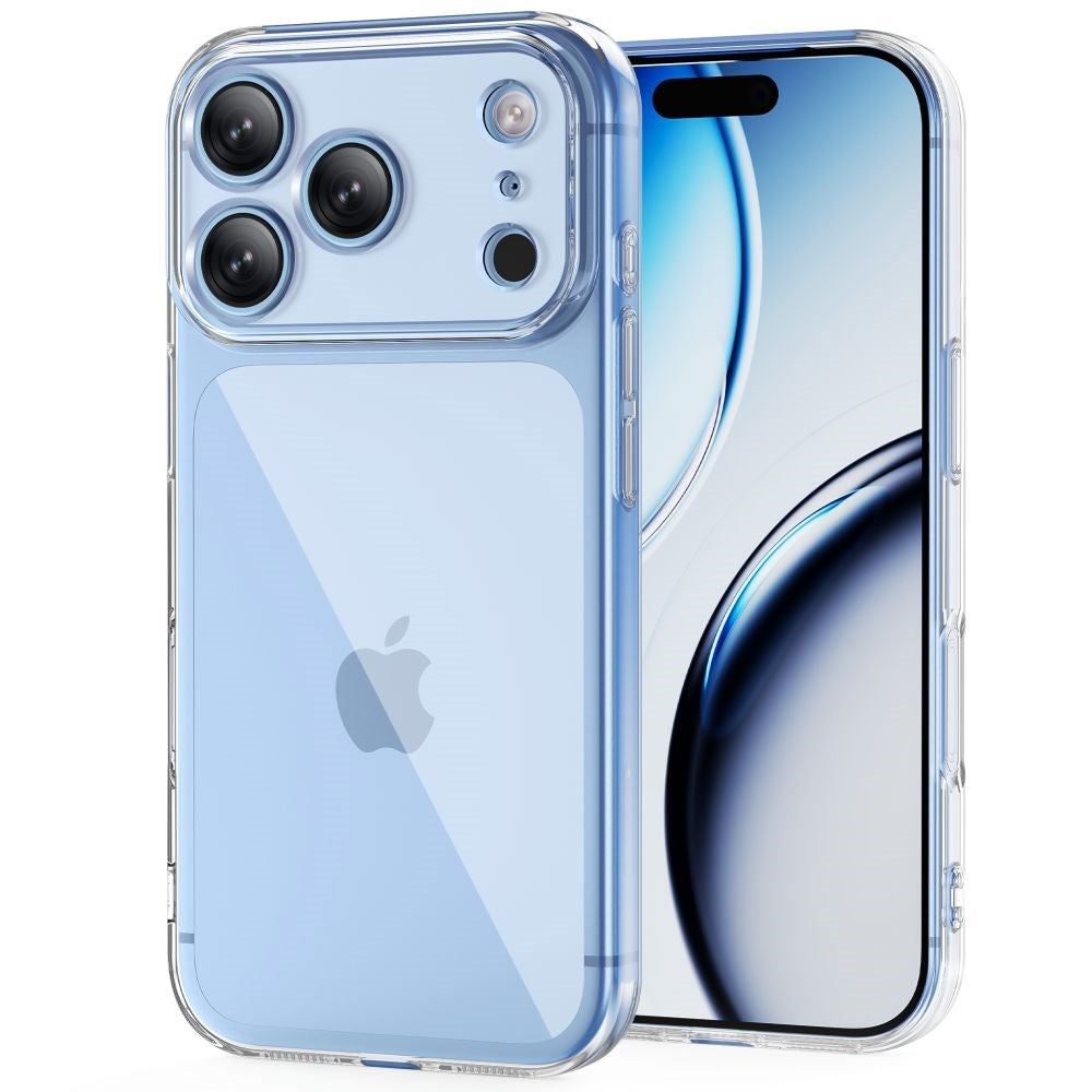 iPhone 18 Pro / 17 Pro Tech-Protect FlexAir Deksel med 2 Stk. Skjermbeskyttelse - MagSafe Kompatibel - Gjennomsiktig