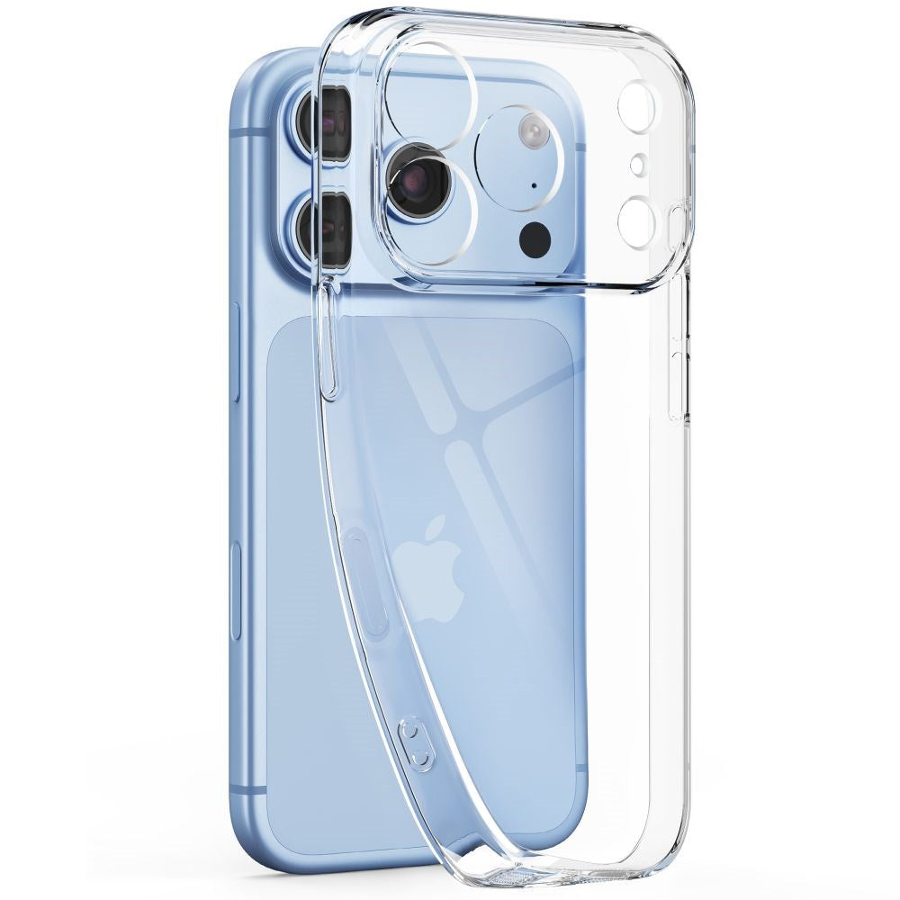 iPhone 18 Pro / 17 Pro Tech-Protect FlexAir Deksel med 2 Stk. Skjermbeskyttelse - MagSafe Kompatibel - Gjennomsiktig