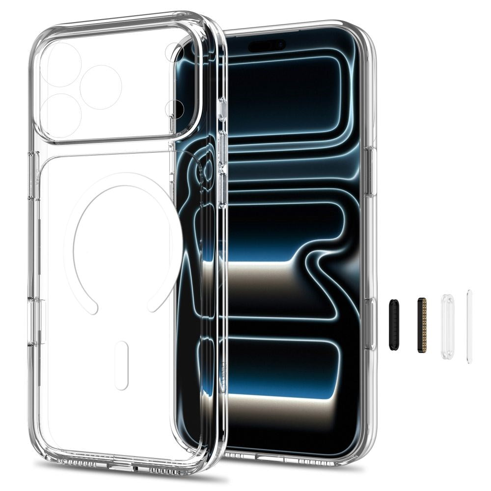 iPhone 18 Pro Max / 17 Pro Max Tech-Protect FlexAir Hybrid CC Deksel - MagSafe Kompatibel - Gjennomsiktig
