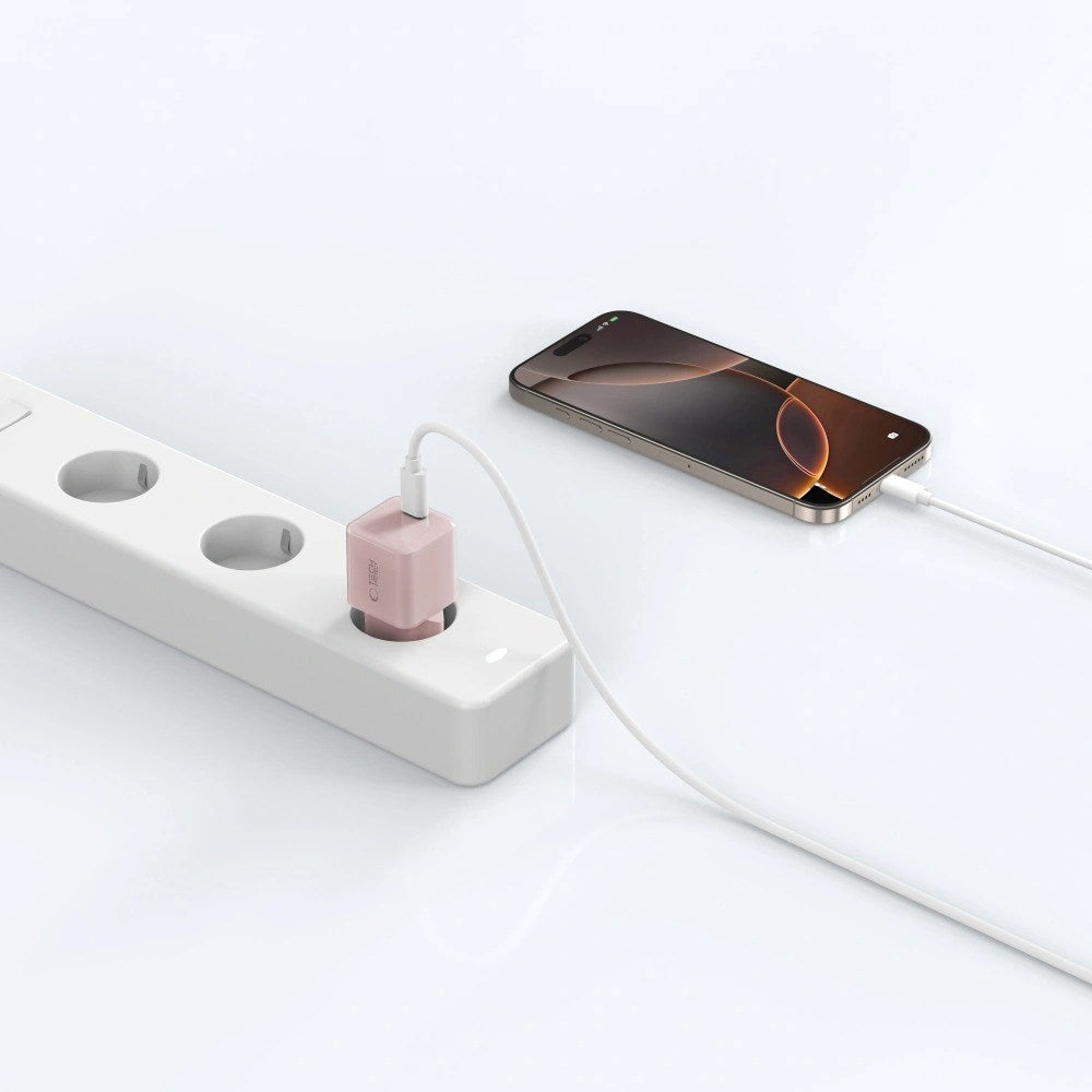 Tech-Protect NCM25 Vegglader med 25W - 1 x USB-C - Rosa