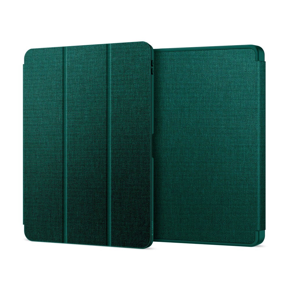 iPad 11" (2025) / 10.9" (2024 / 2022) Tech-Protect Canvas Flip Deksel m. Penn Holder - Grønn