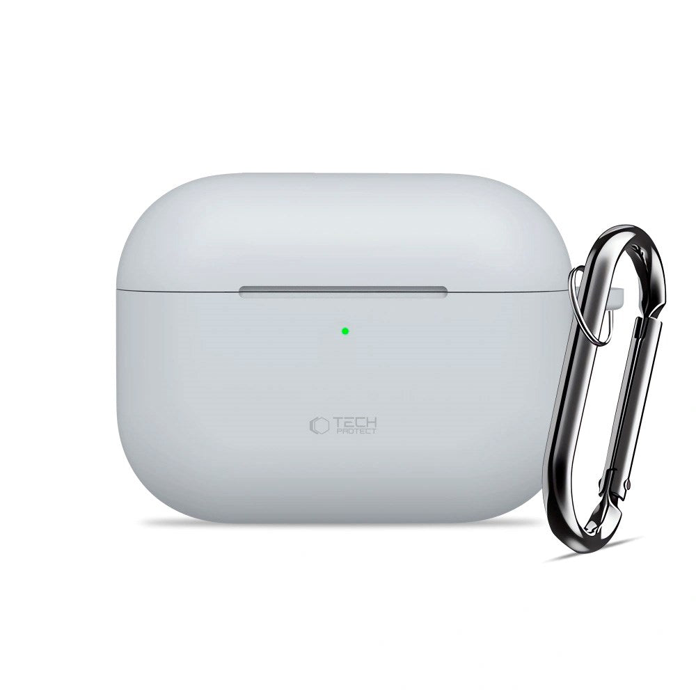Apple AirPods Pro (3. gen.) Tech-Protect Silicone Hook Deksel - Grå