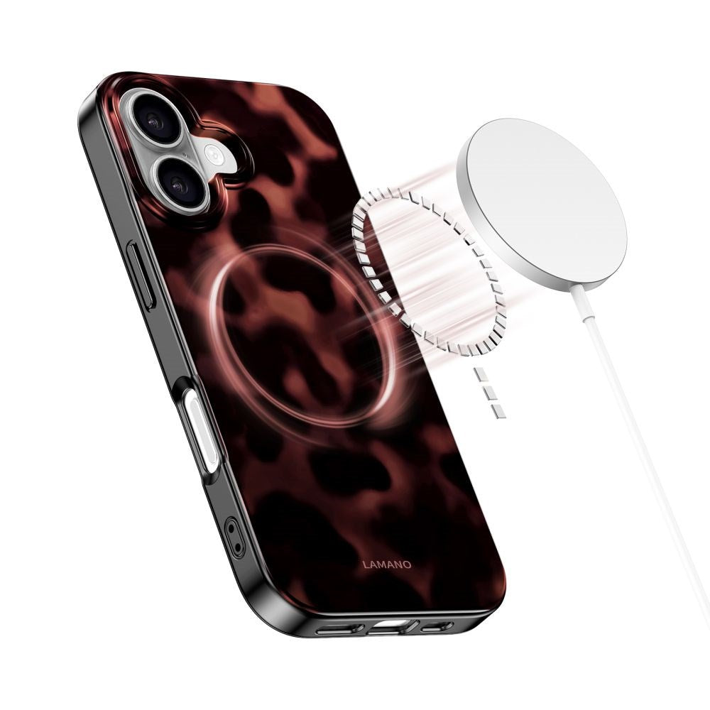 iPhone 16 Tech-Protect Lamano Deksel - MagSafe Kompatibel - Panther