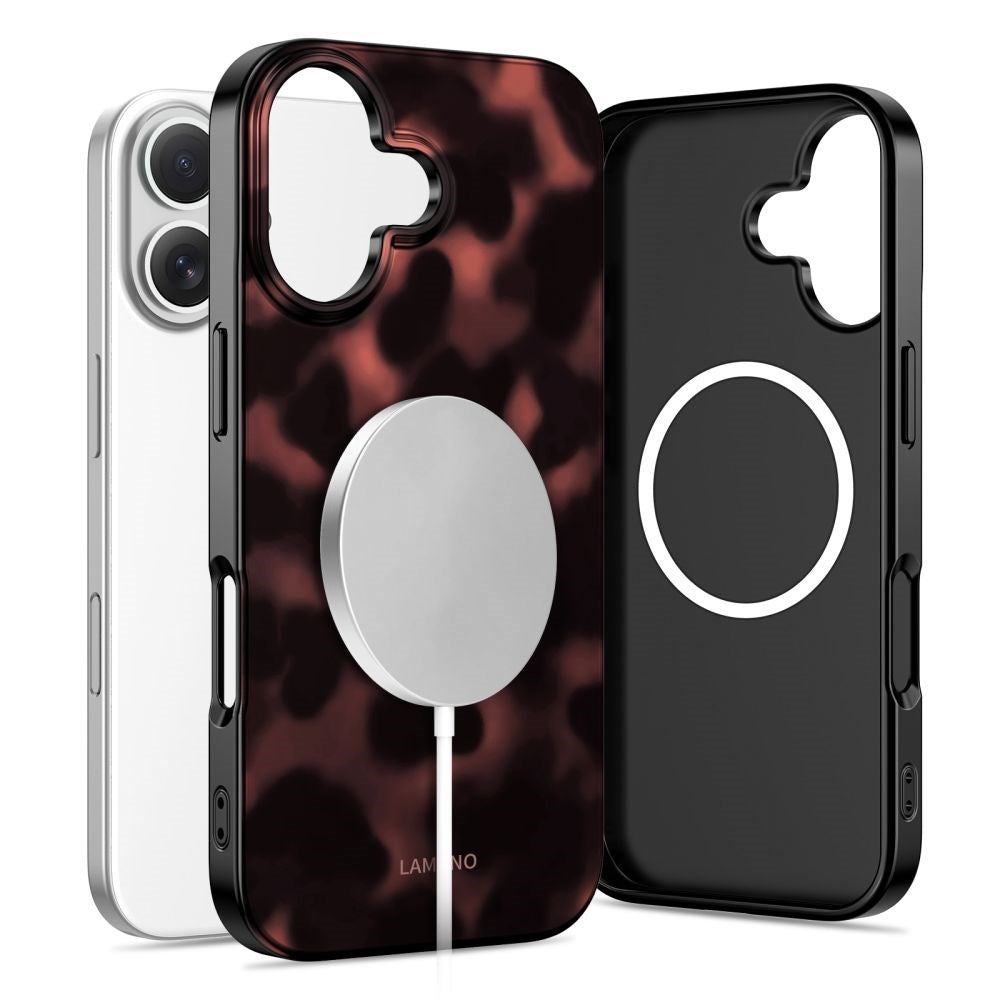 iPhone 16 Tech-Protect Lamano Deksel - MagSafe Kompatibel - Panther