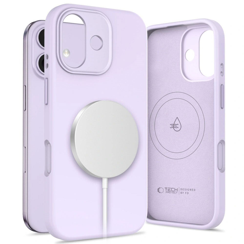 iPhone 17 Tech-Protect Uniq Hybrid Deksel - MagSafe Kompatibel - Lilla
