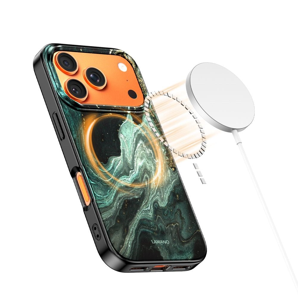 iPhone 17 Pro Max Tech-Protect Lamano Deksel - MagSafe Kompatibel - Verde Aura