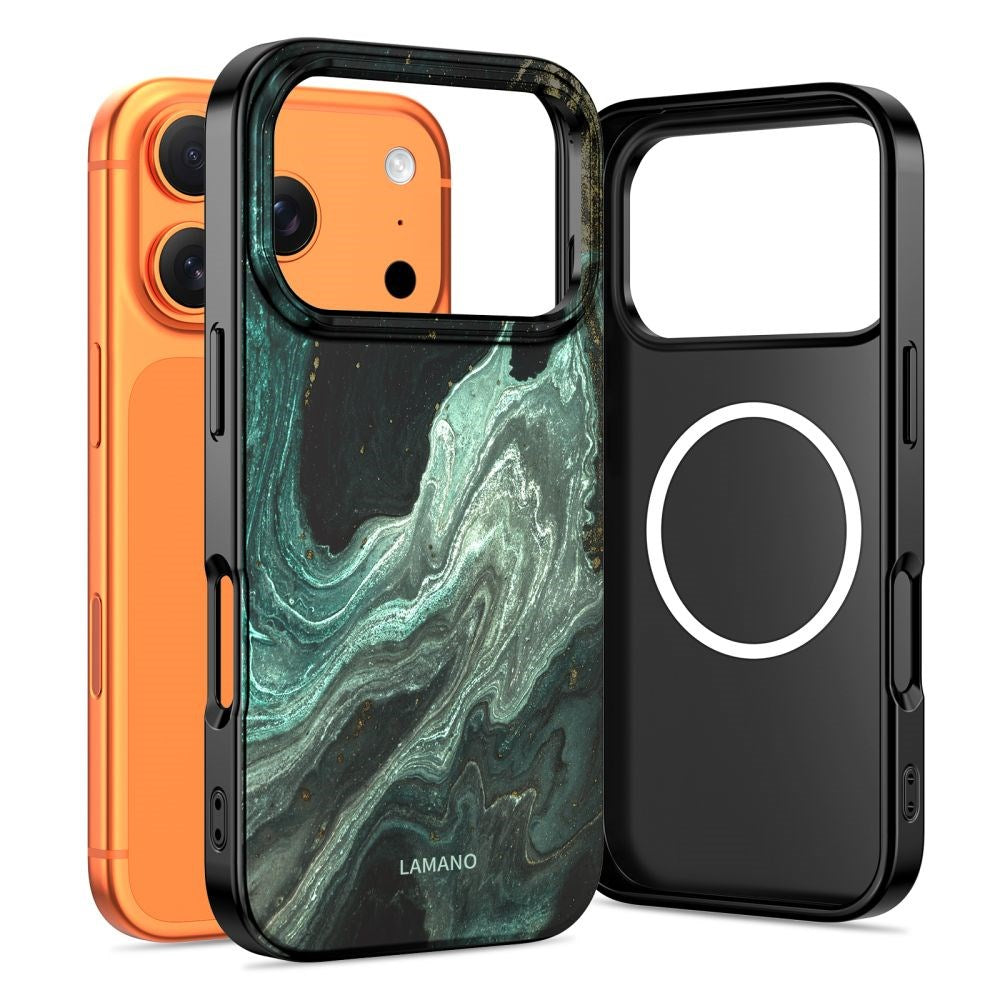 iPhone 17 Pro Max Tech-Protect Lamano Deksel - MagSafe Kompatibel - Verde Aura