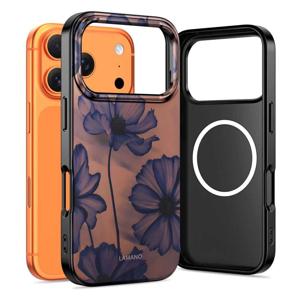 iPhone 17 Pro Max Tech-Protect Lamano Deksel - MagSafe Kompatibel - Velvet Night