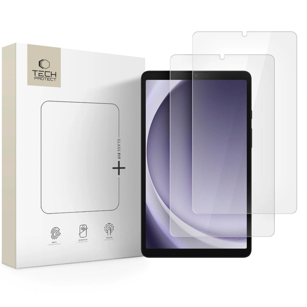 Samsung Galaxy Tab A9 Tech-Protect Herdet Skjermbeskyttelsesglass - 2 stk - Gjennomsiktig