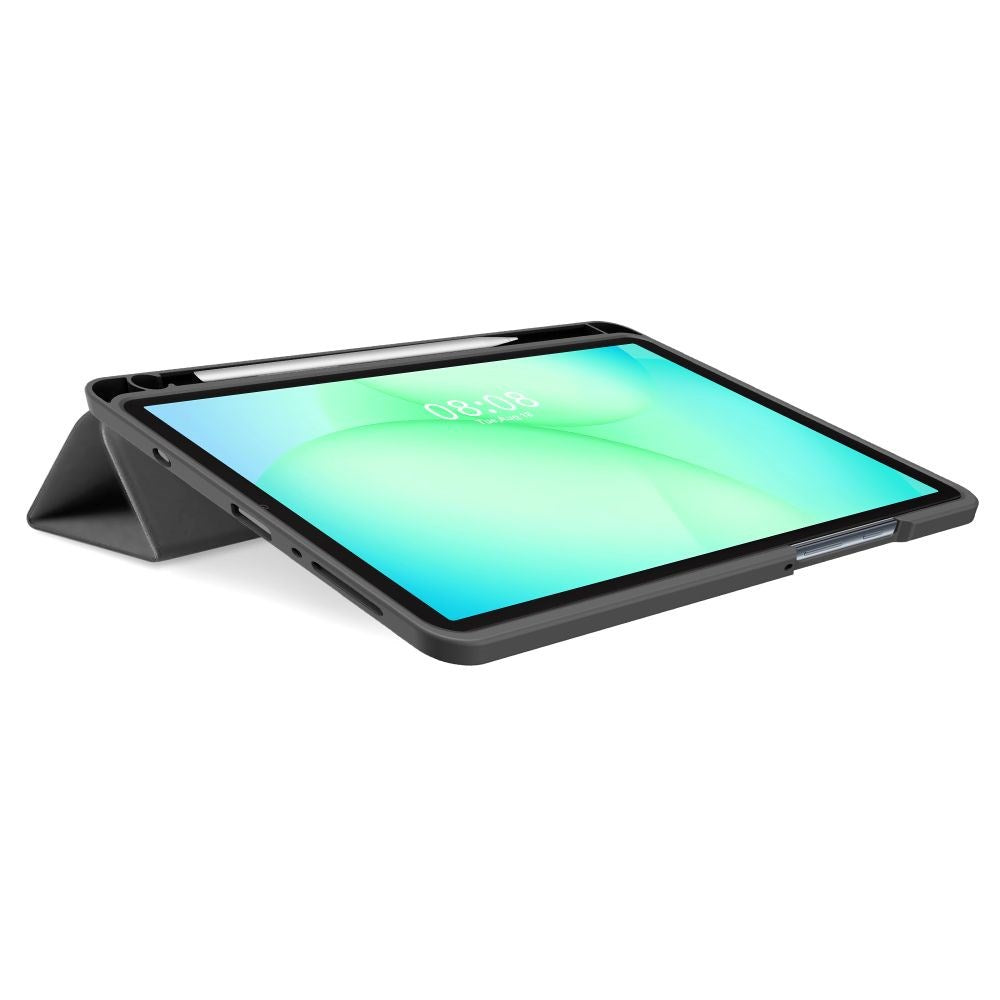 Samsung Galaxy Tab A11 / A9 Tech-Protect SC Pen Canvas Flip Deksel m. Stylus Holder - Grå
