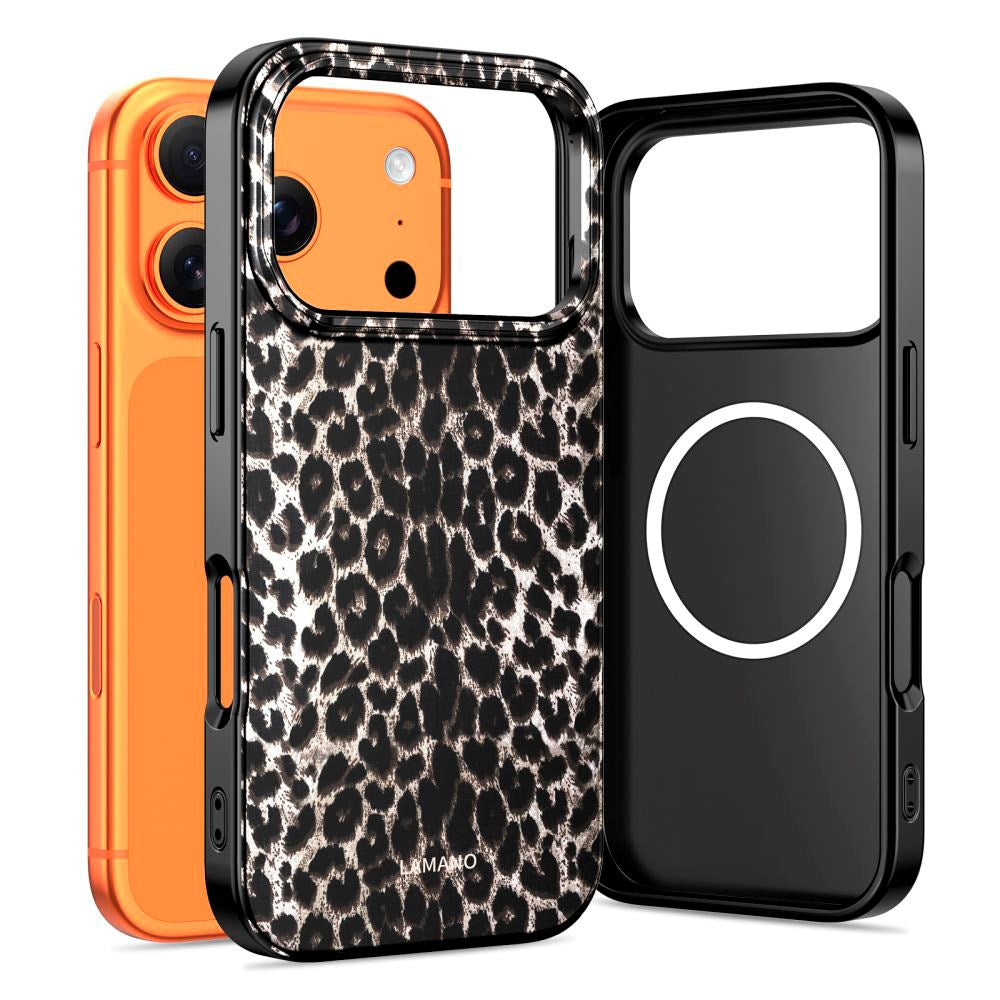 iPhone 17 Pro Tech-Protect Lamano Deksel - MagSafe Kompatibel - Leopard