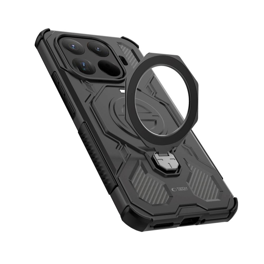 Xiaomi 15T Pro Tech-Protect TacticStand Håndverker Deksel - MagSafe Kompatibel - Svart