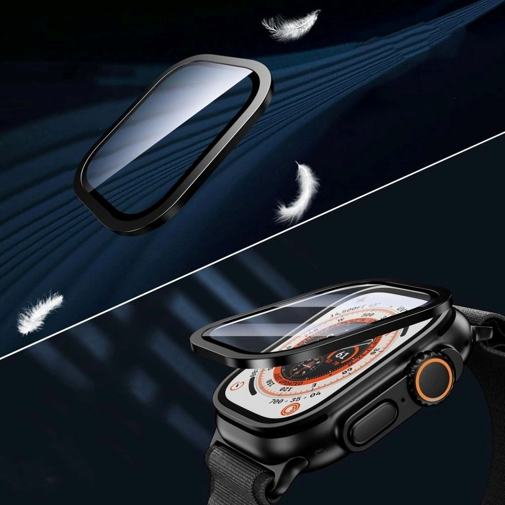 Apple Watch Ultra 3 / 2 / 1 (49 mm) Tech-Protect Beskyttelsesglass – 2 stk. - Cosmic Orange