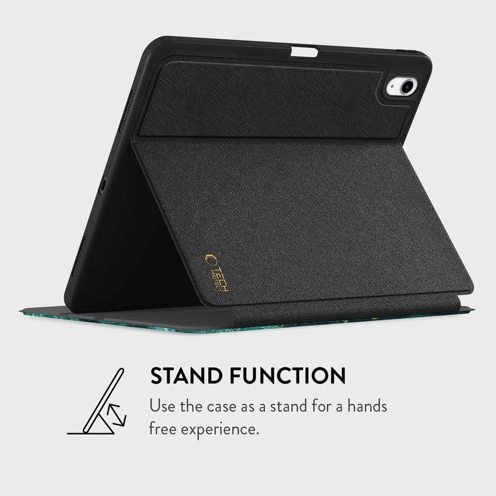 iPad 10.9" (2024 / 2022) / 11" (2025) Tech-Protect Lamano Flip Deksel - Verde Aura