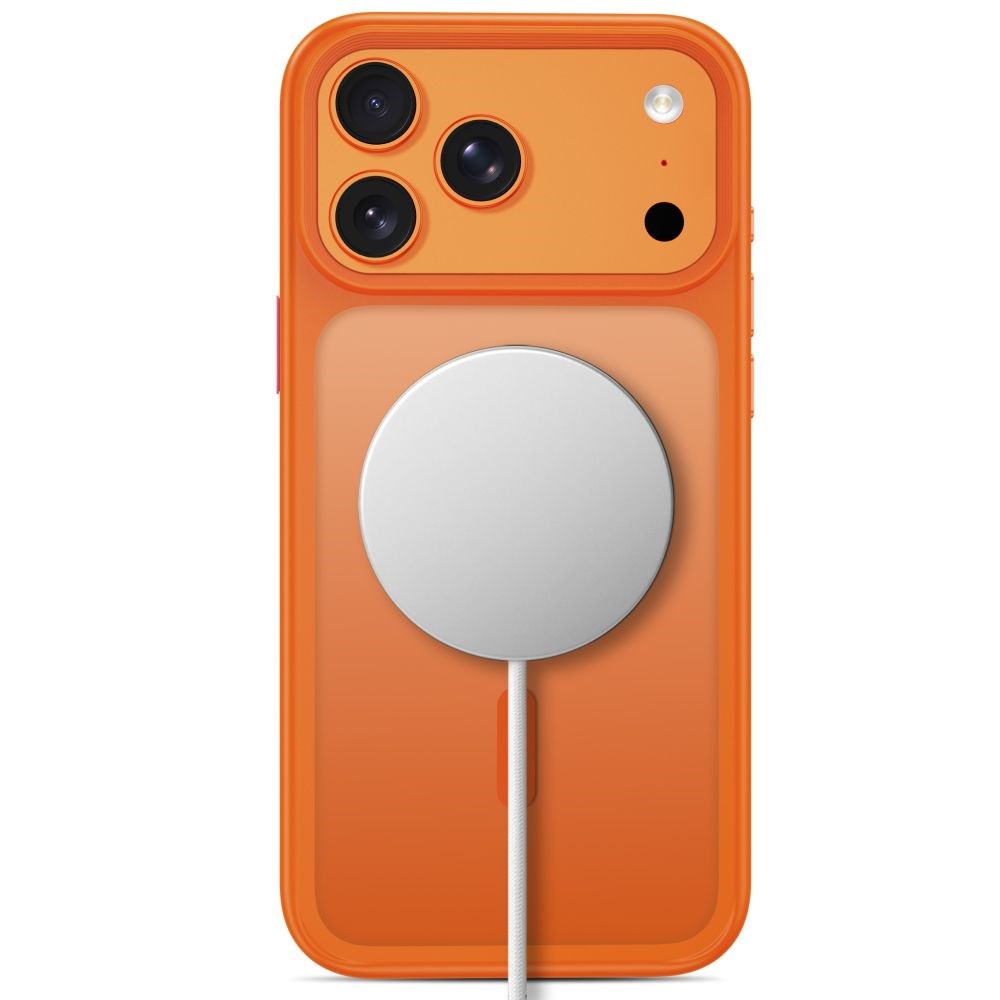 iPhone 18 Pro / 17 Pro Tech-Protect MagMat Deksel - MagSafe Kompatibel - Matt Oransje