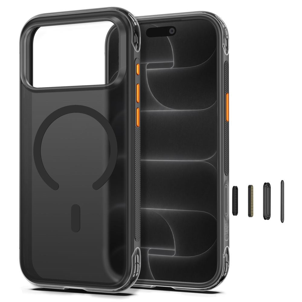 iPhone 18 Pro Max / 17 Pro Max Tech-Protect MagAir Deksel - MagSafe Kompatibel - Matt Svart