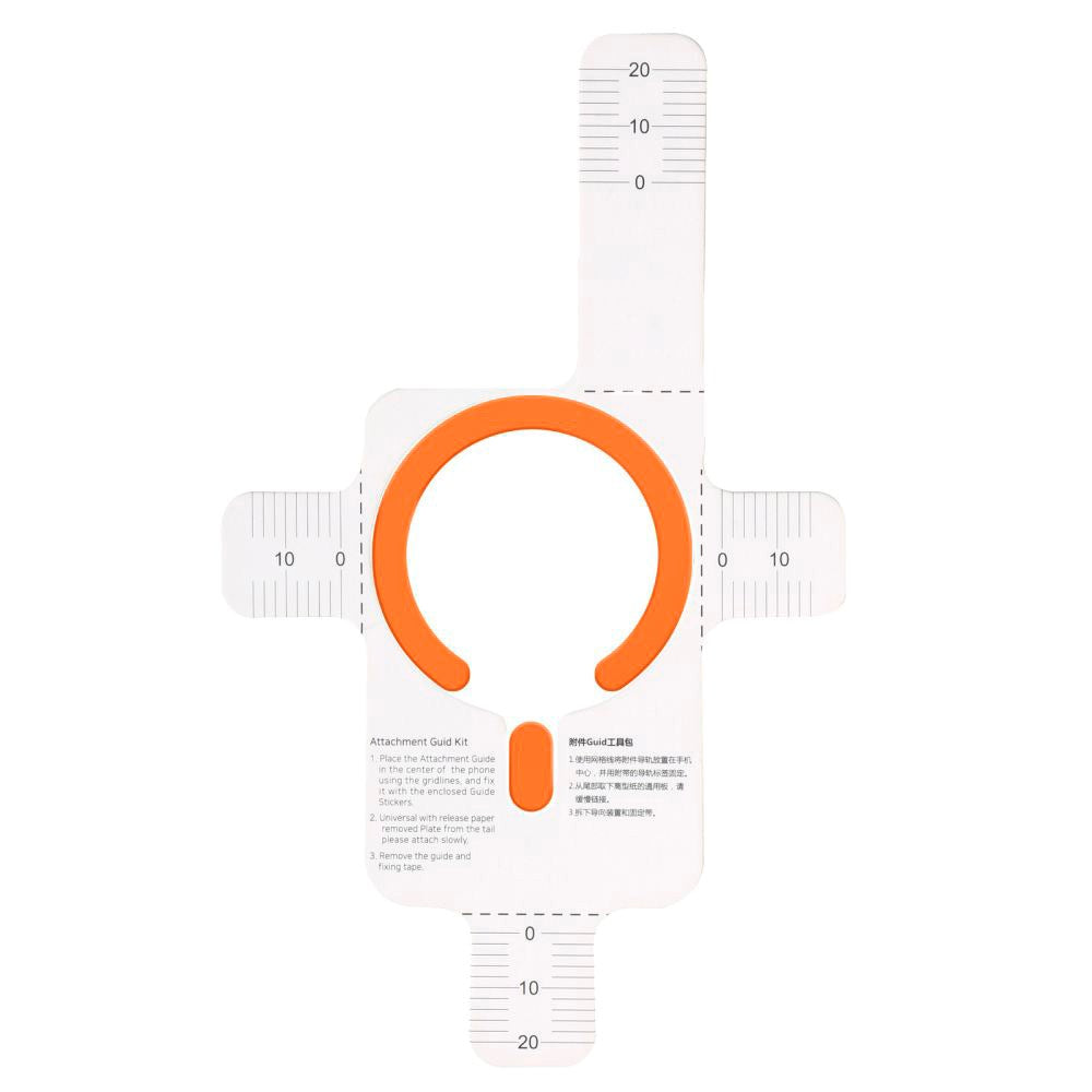 Tech-Protect Magnetisk MagSafe Ring m. Installationsramme – Oransje