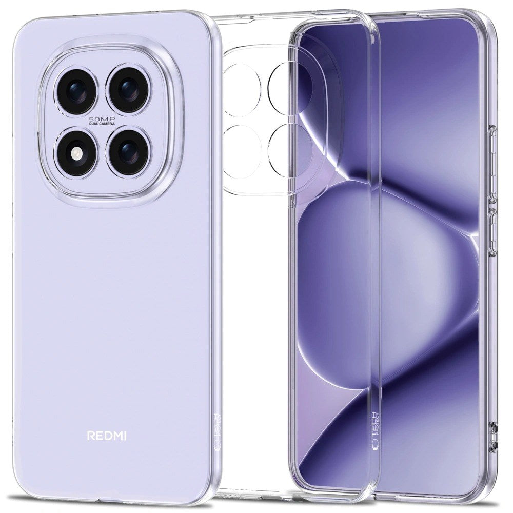 Xiaomi Redmi Note 15 Pro+ (Plus) Tech-Protect Flexair Hybrid Deksel - Gjennomsiktig