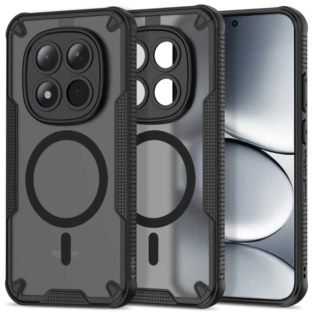 Xiaomi Redmi Note 15 Pro Tech-Protect Rugged Shield Deksel - MagSafe Kompatibel - Mattsvart