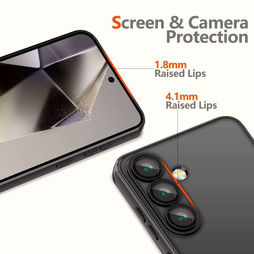 Samsung Galaxy S25 Tech-Protect MagFlex Deksel - MagSafe Kompatibel - Svart