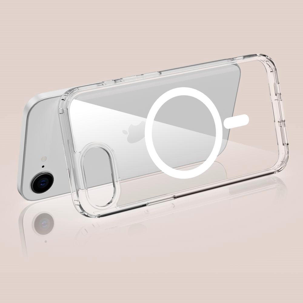 iPhone 17e / 16e Tech-Protect Flexair Hybrid Deksel - MagSafe Kompatibel - Gjennomsiktig