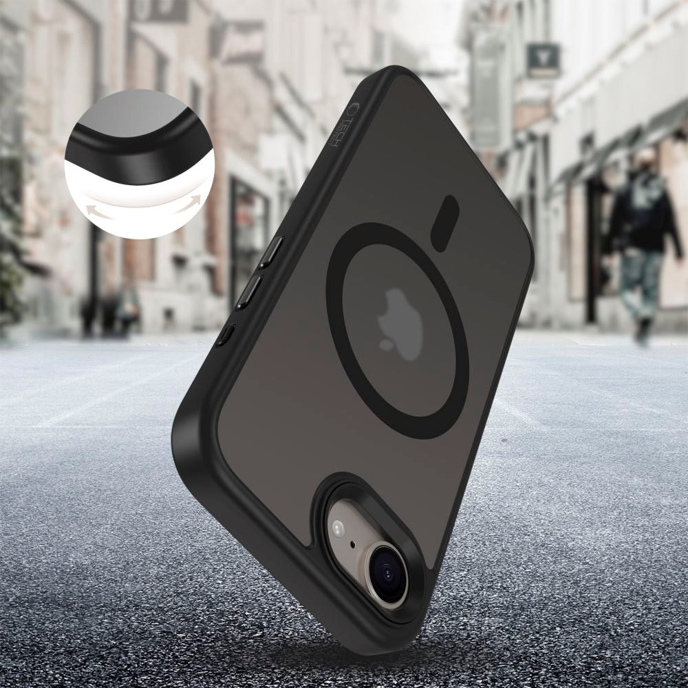 iPhone 17e / 16e Tech-Protect Magmat Deksel - MagSafe Kompatibel - Matt Svart