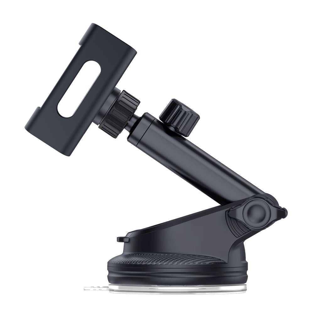 Tech-Protect V4 – Innovativt Bilholder for Tablet – 360° Rotasjon & Teleskoparm - Svart