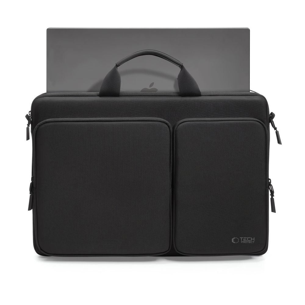 Tech-Protect Defender MacBook / Laptop 17" Veske - Svart