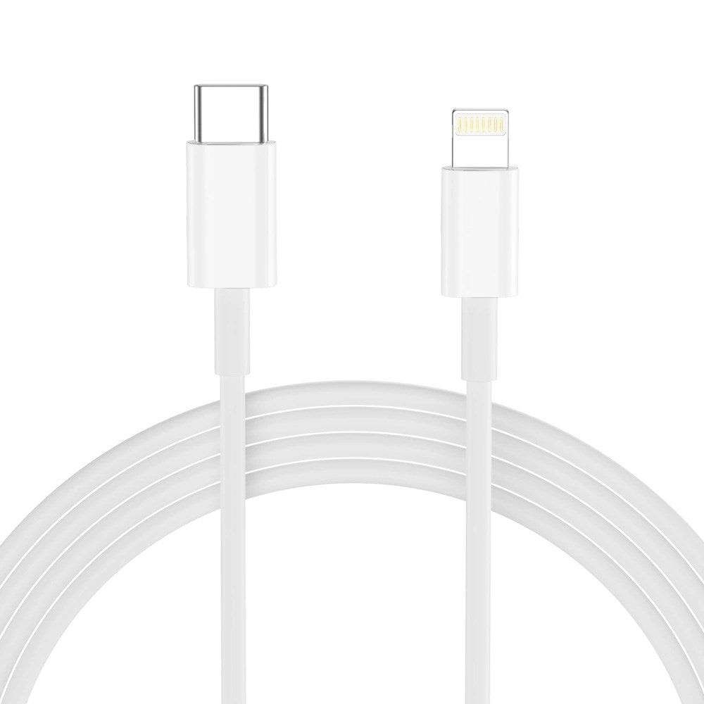 Tech-Protect 20W Vegglader m. 1 x Lightning Kabel - Hvit