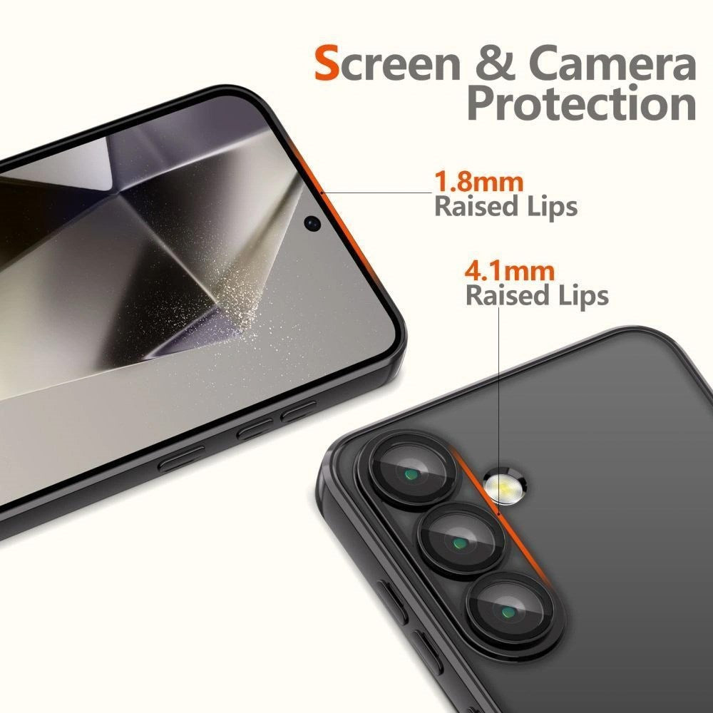 Samsung Galaxy S25 Edge Tech-Protect MagFlex Deksel - MagSafe Kompatibel - Svart