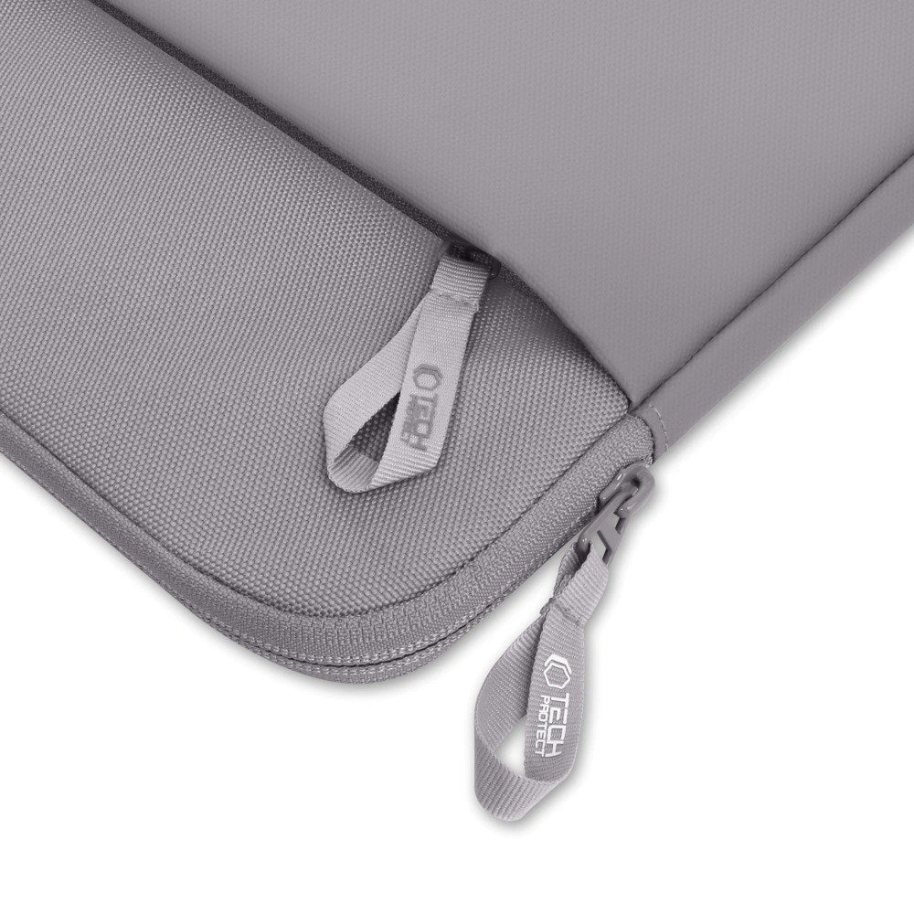 Tech-Protect MacBook / Laptop 15-16" Sleeve med Fôret Innside & Lomme - Grå