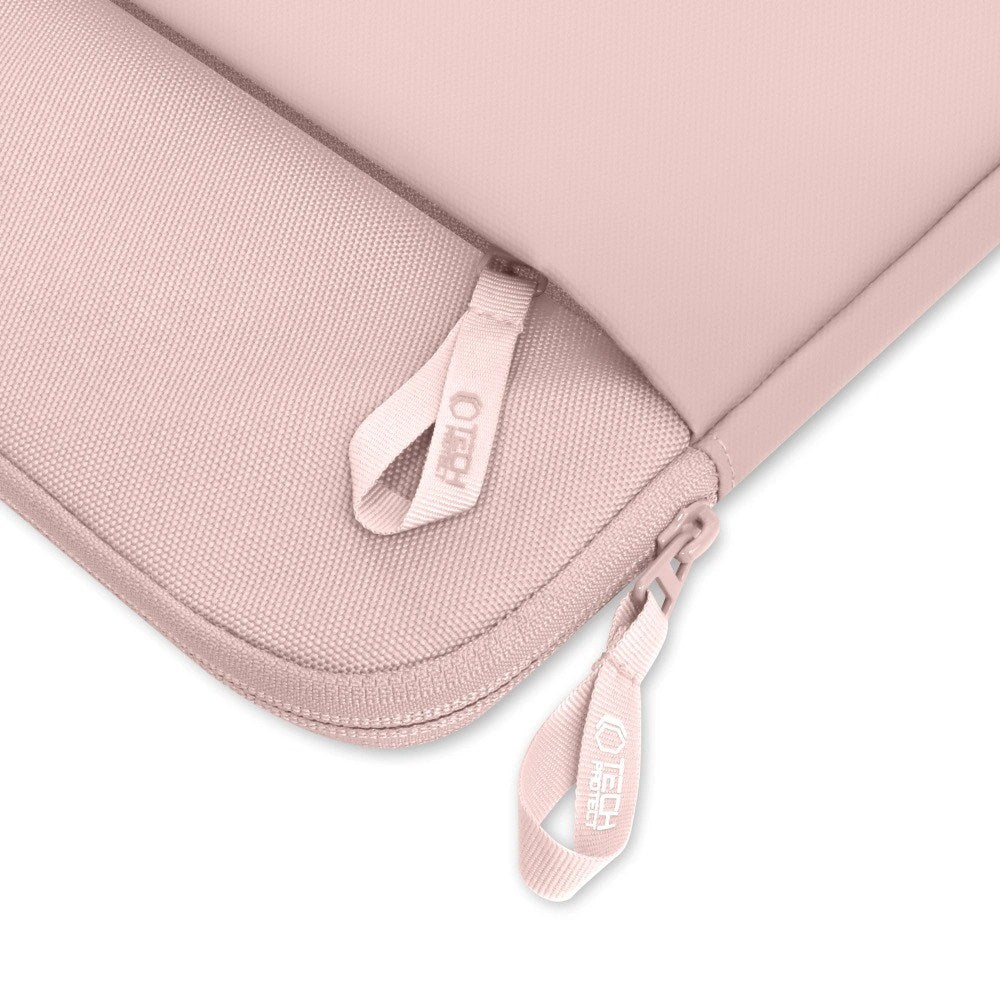 Tech-Protect MacBook / Laptop 15-16" Sleeve med Fôret Innside & Lomme - Rosa