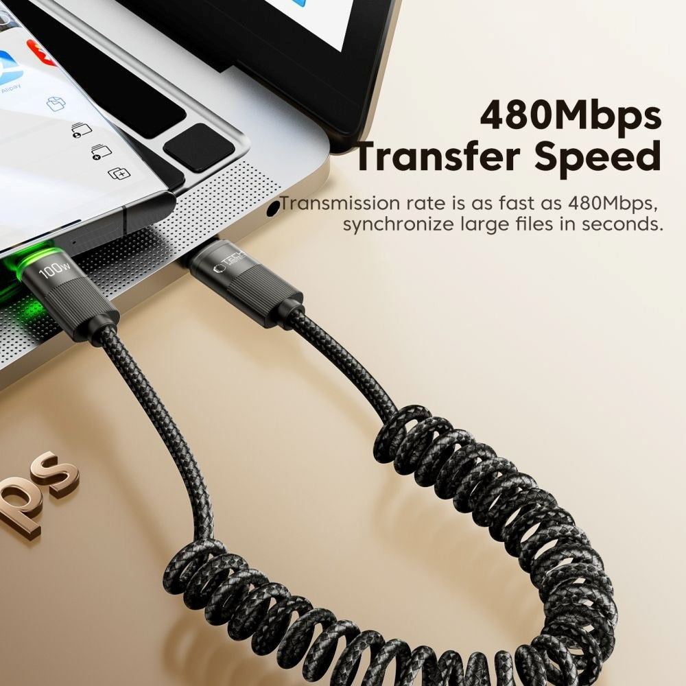 Tech-Protect Ultraboost USB-C 100W Kabel – 180 cm