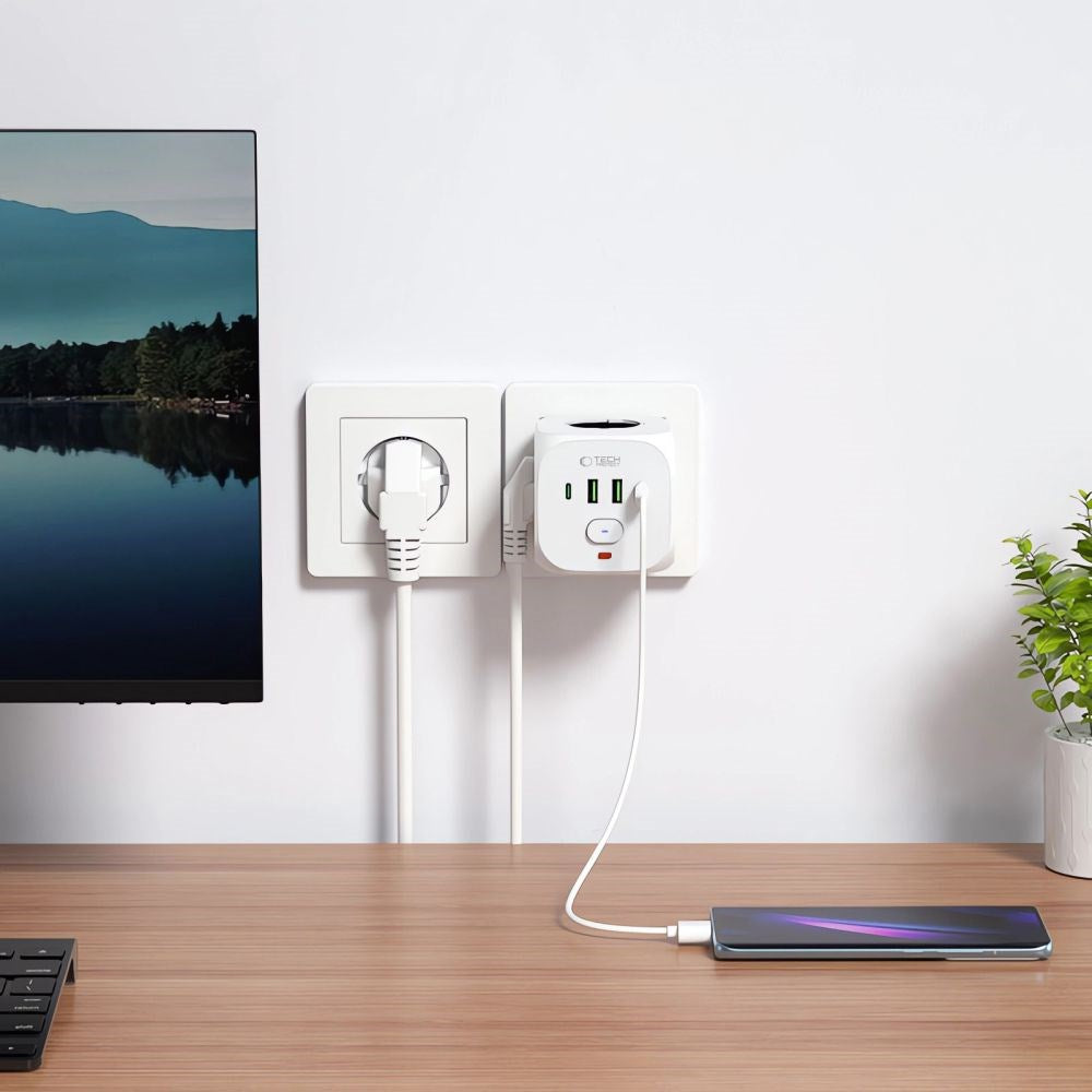 Tech-Protect Multi Ladedokking for Flere Elektroniske Enheter
