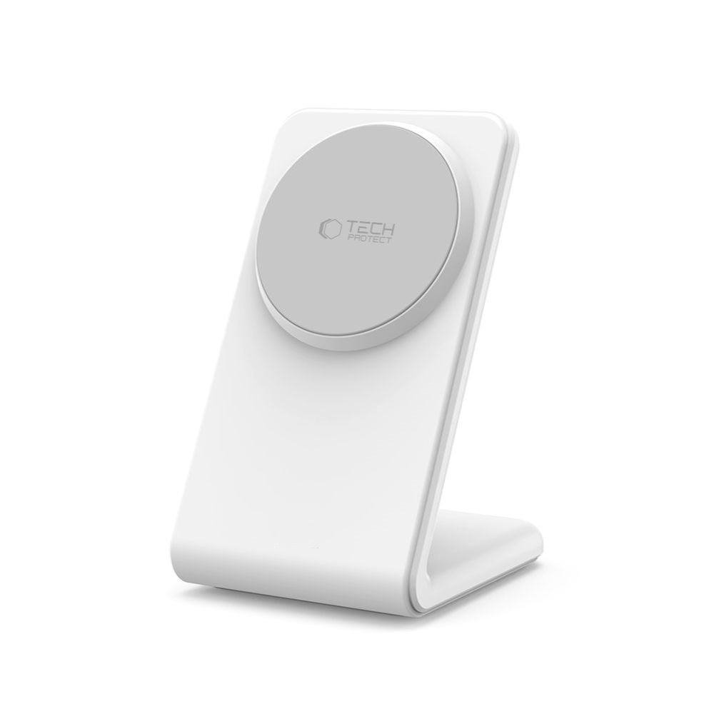 Tech-Protect QI15W-A38 MagSafe Trådløs Lader - Hvit