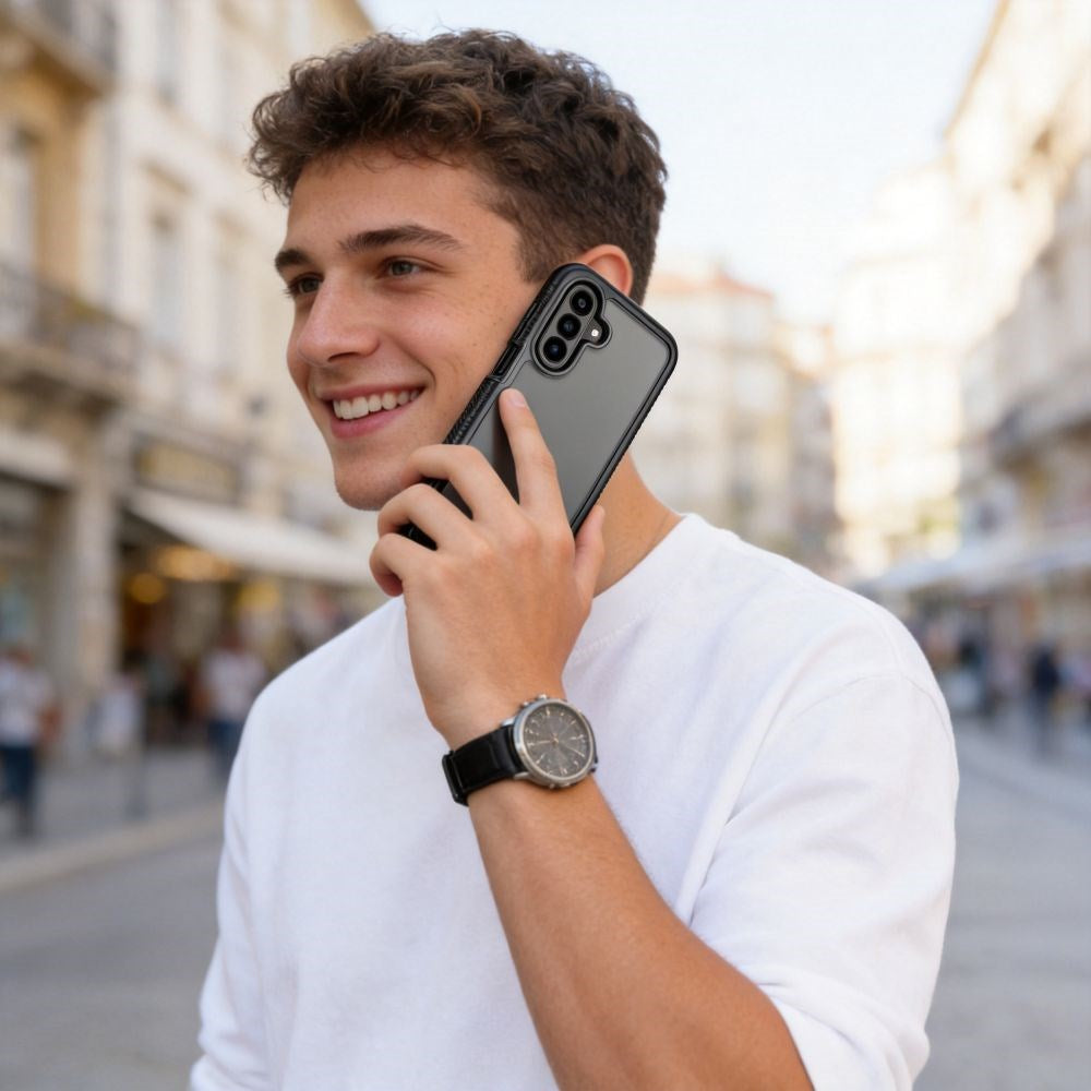 Samsung Galaxy A27 / A37 / A36 / A56 Tech-Protect Defence Deksel med Skjermbeskytter - Matt Svart