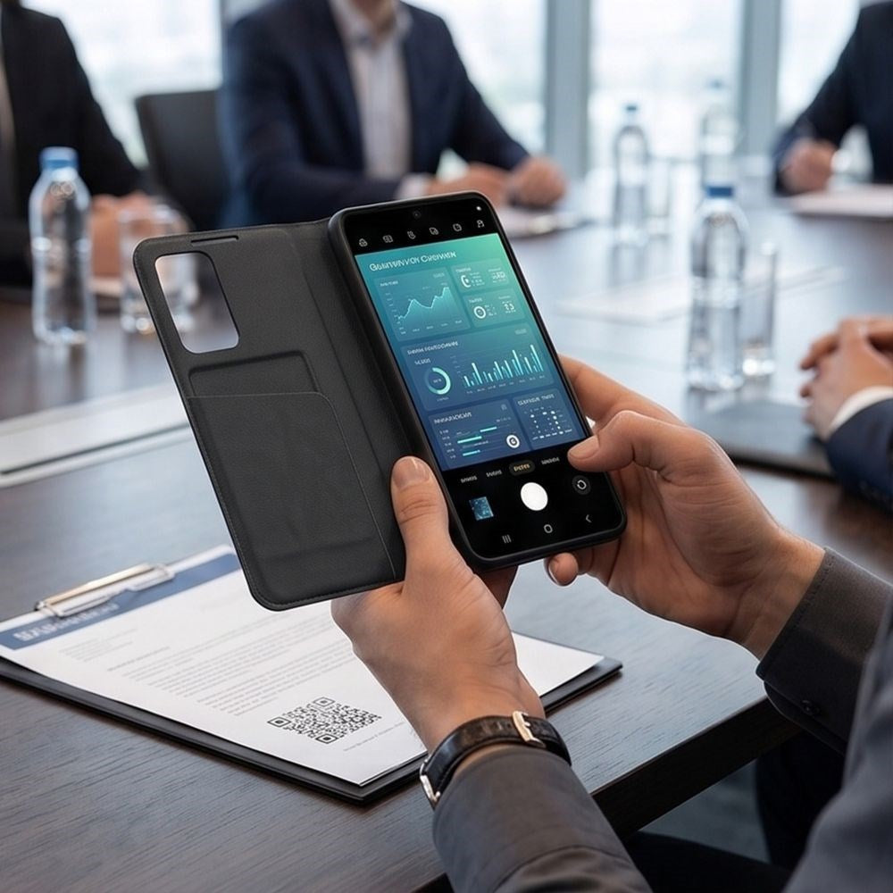 Samsung Galaxy A27 Tech-Protect Smart Wallet Deksel - Svart