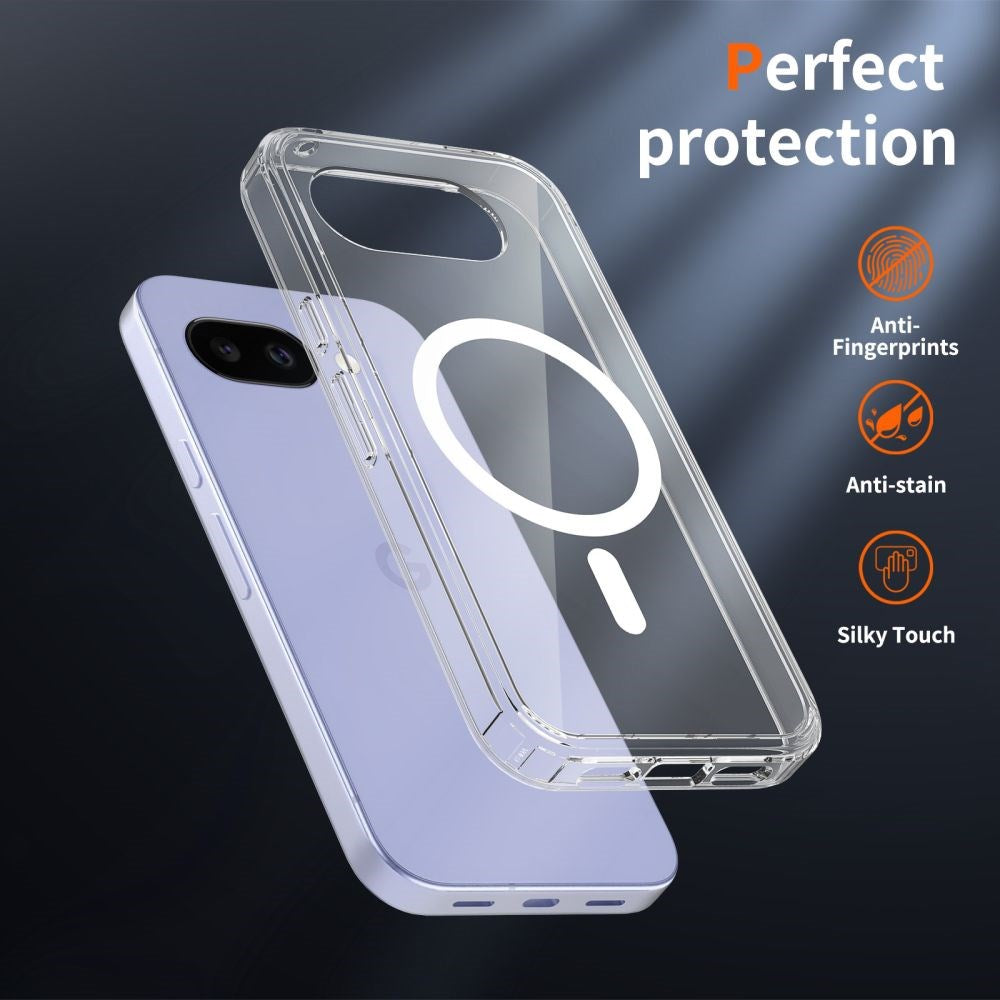 Google Pixel 10a Tech-Protect Flexair Hybrid Deksel - MagSafe Kompatibel - Gjennomsiktig