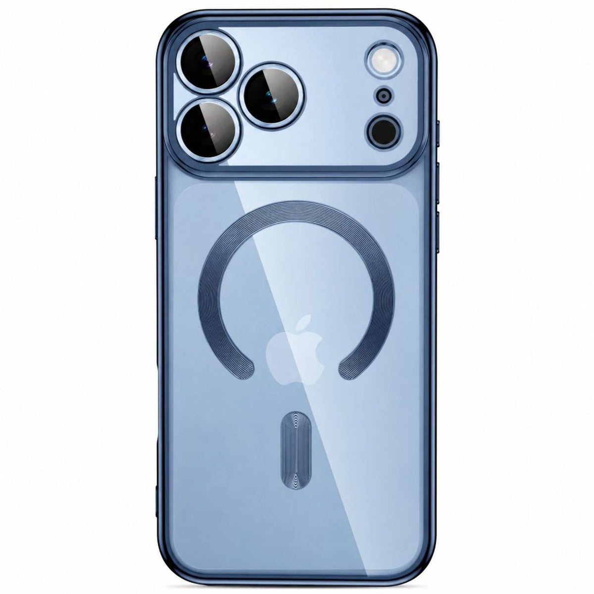 iPhone 18 Pro Max / 17 Pro Max Tech-Protect MagFlex Deksel - MagSafe Kompatibel - Blå / Gjennomsiktig