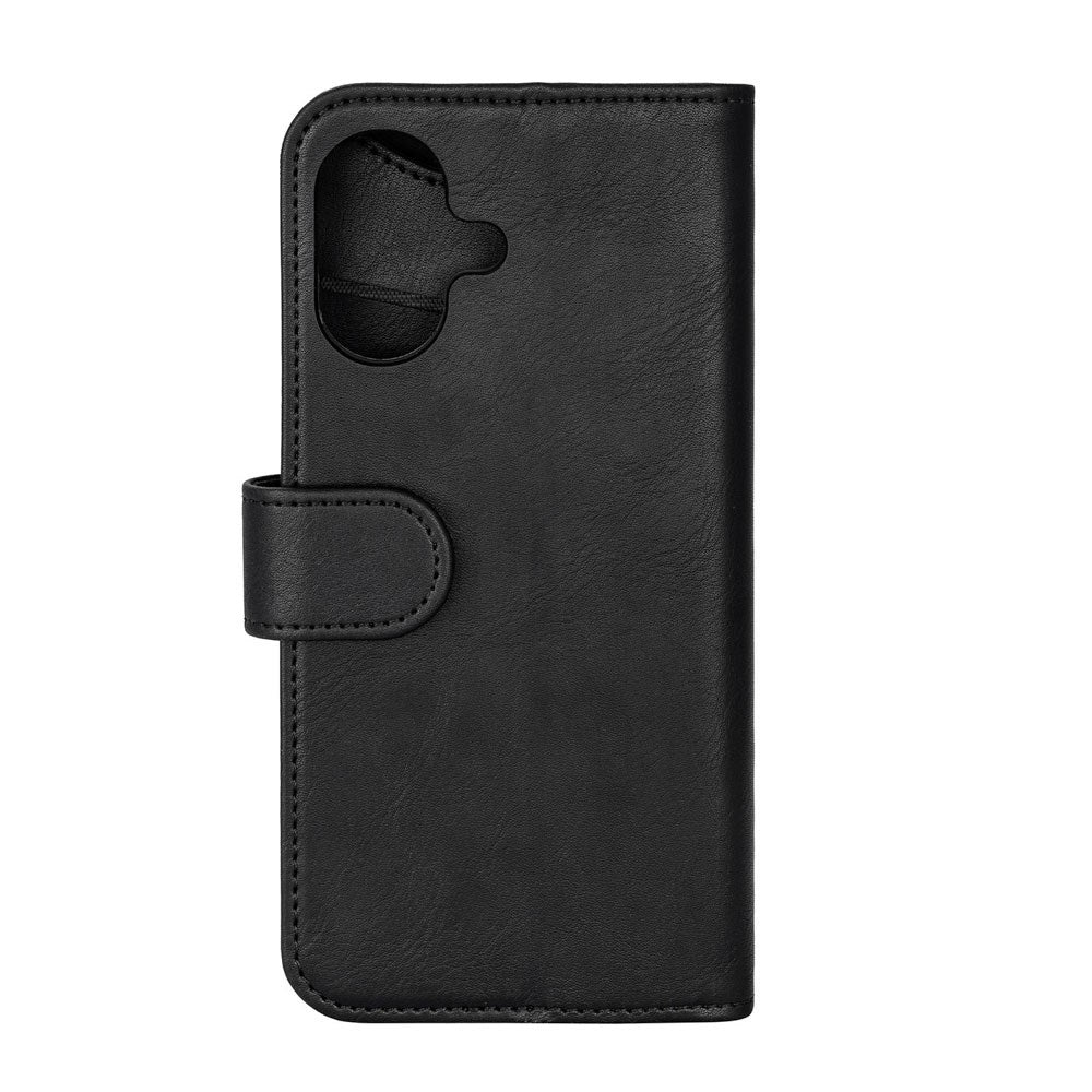 iPhone 17 GEAR Kunstskinn Flip Deksel - MagSafe Kompatibel - Svart