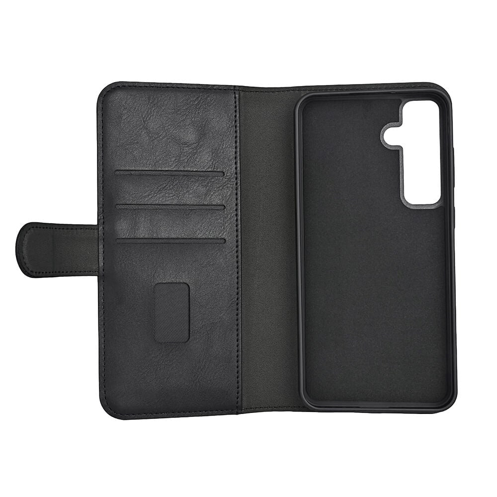 Samsung Galaxy S24 GEAR 2-i-1 Skinn Flipp Deksel med Lommebok og Magnet - Svart