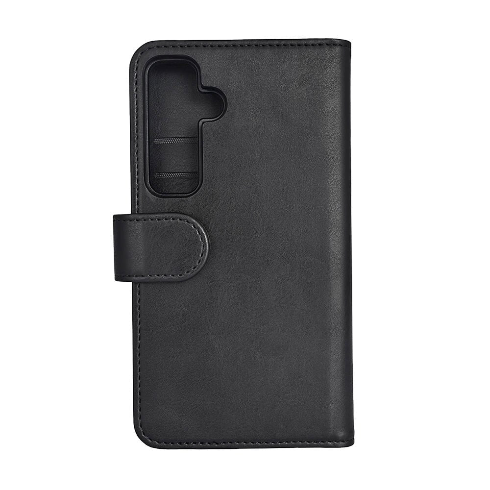 Samsung Galaxy S24+ (Plus) GEAR 2-i-1 Skinn Flipp Deksel med Lommebok og Magnet - Svart