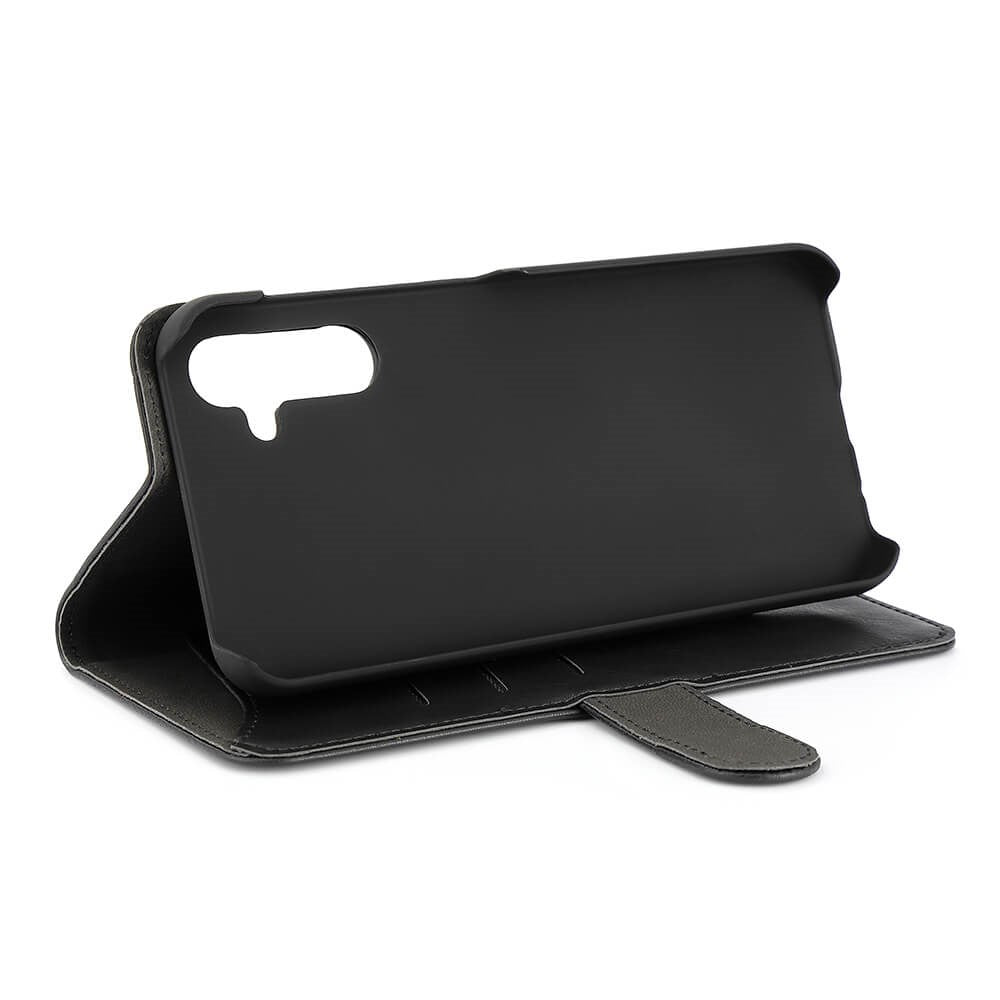 Samsung A14 (5G) Gear Wallet - Flippdeksel i Skinn med Lommebok - Svart