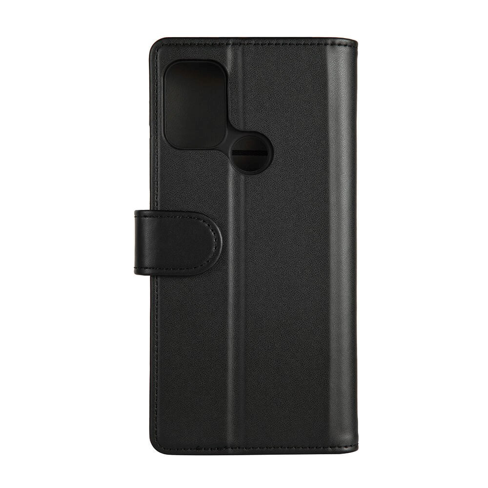 GEAR Motorola Moto G10 / G20 / G30 Wallet Imitert Skinndeksel Med Lommebok - Svart