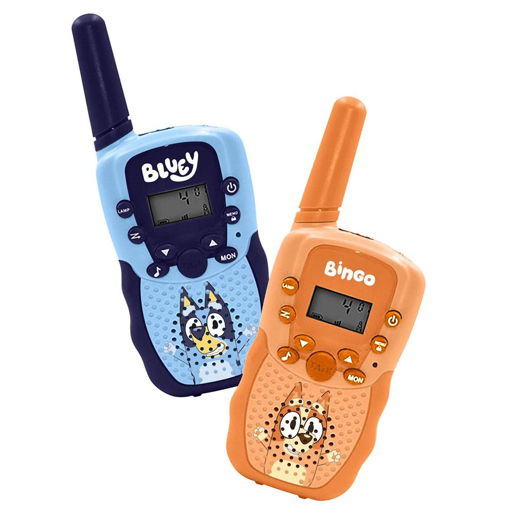 OTL BLUEY Digitalt Walkie Talkie Sett - 2 stk - Blå / Oransje