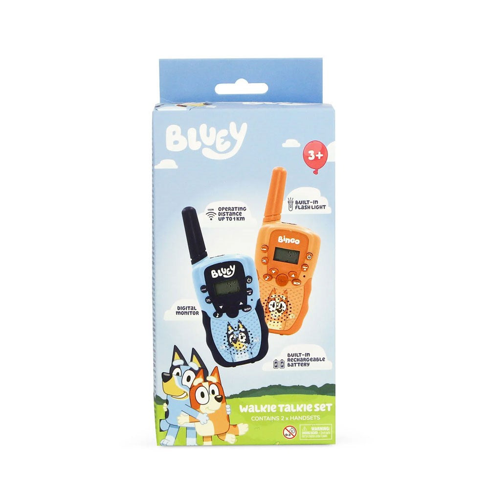 OTL BLUEY Digitalt Walkie Talkie Sett - 2 stk - Blå / Oransje