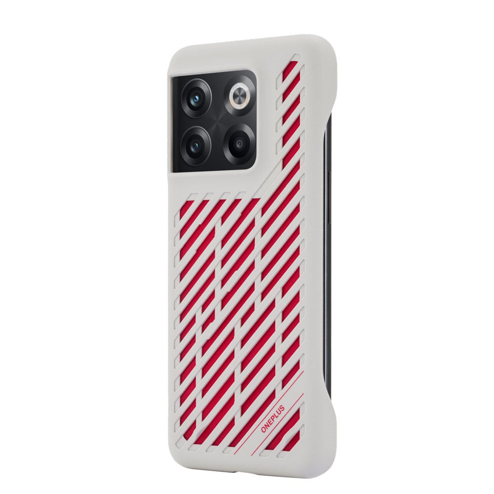 OnePlus 10T UAG Glacier Matt Varmeavledende Deksel - Grå / Rød