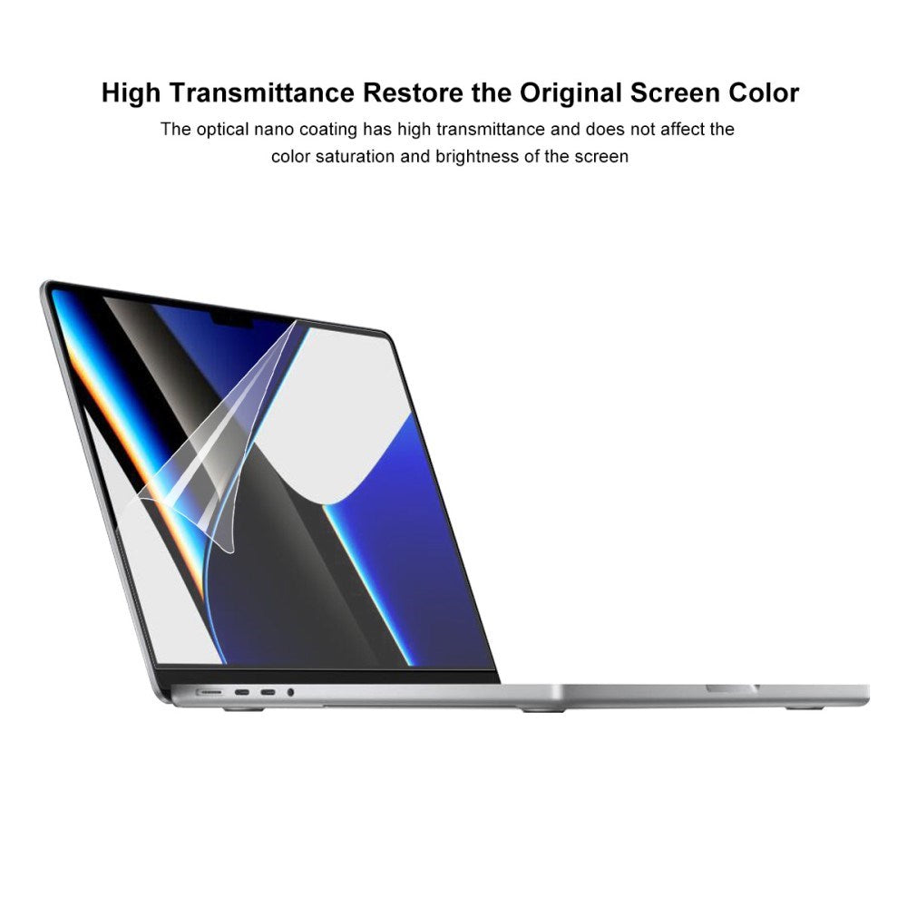 MacBook Air 13" M5/M4/M3/M2 (2026-2022) Skjermbeskytterfilm – Gjennomsiktig