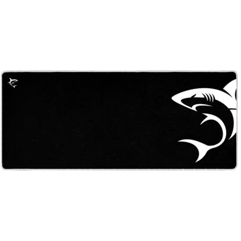 White Shark SHARK XL Gaming Musematte - 800 x 350 mm - Svart / Hvit